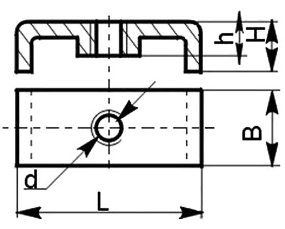 Габаритная схема гайки К612